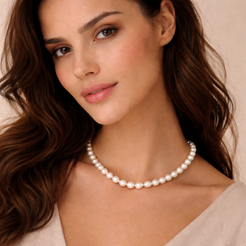 Colier Perle de cultură - imagine 2