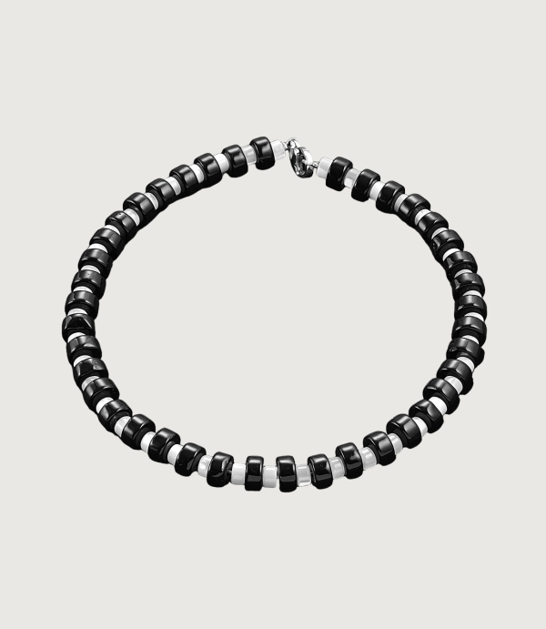 Brățară Onix disc + Sidef disc