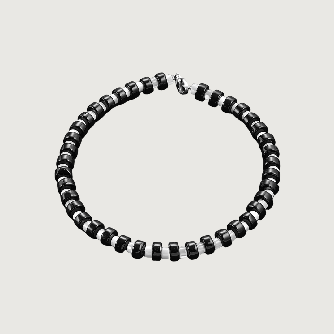 Brățară Onix disc + Sidef disc