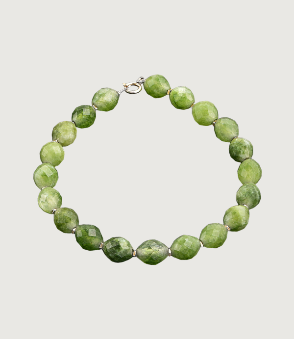 Brățară Jad canadian fațetat