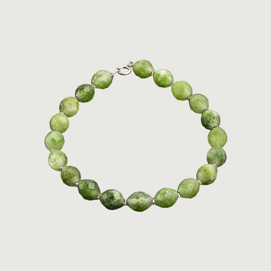 Brățară Jad canadian fațetat